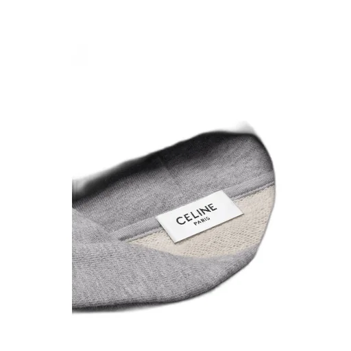 Oversized Celine Hoodie In Cotton Fleece