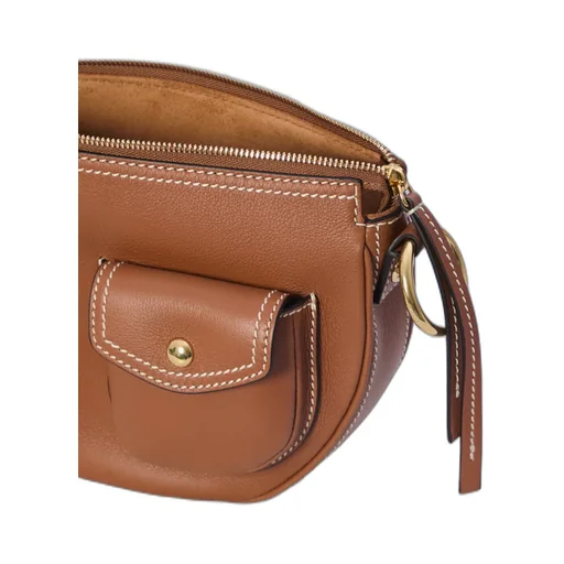 Zip-Open Shoulder Bag