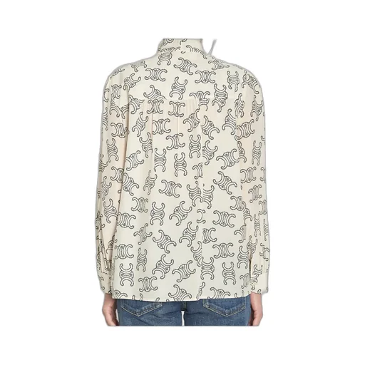 LavalliÈRe Blouse In CrÊPe De Chine