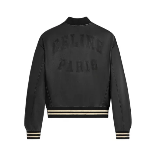 Leather Bomber Jacket