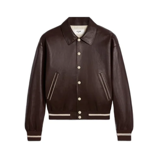 Teddy Jacket With Shirt Collar In Soft Lambskin