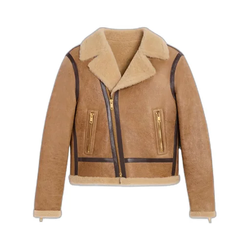 Biker Jacket In Lambskin Shearling