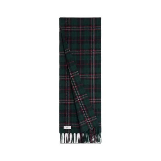 Triomphe Scarf In Check Cashmere