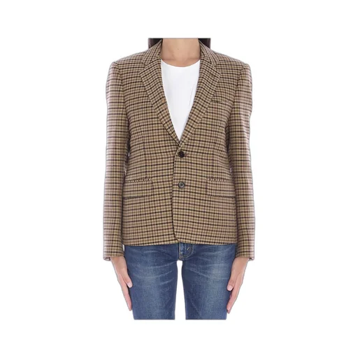 Campbell Jacket In Double Faced Check Wool