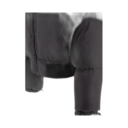 Cropped Down Jacket In Lightweight Nylon