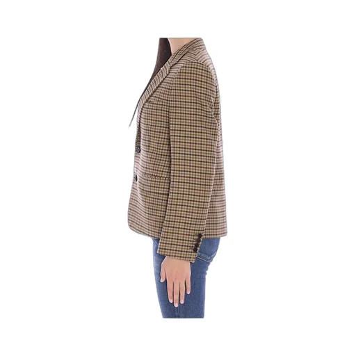 Campbell Jacket In Double Faced Check Wool