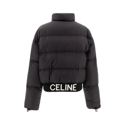 Cropped Down Jacket In Lightweight Nylon