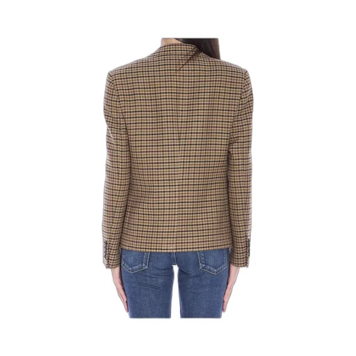 Campbell Jacket In Double Faced Check Wool