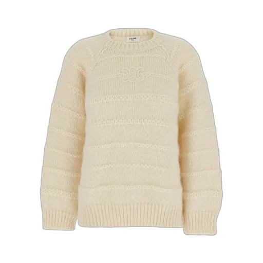 Triomphe Crew Neck Sweater In Mohair And Silk