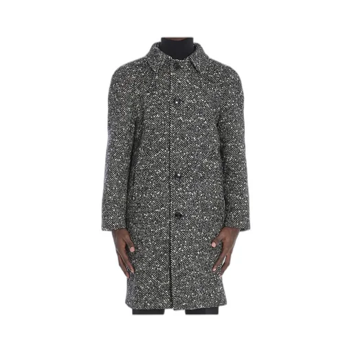 Camden Mac Coat In Wool Tweed