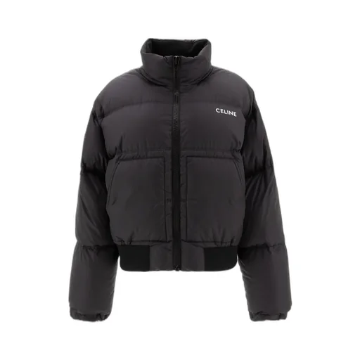 Cropped Down Jacket In Lightweight Nylon