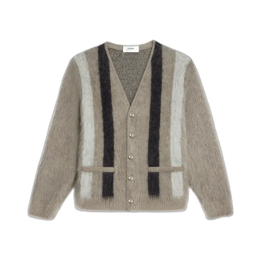 Brushed Mohair Cardigan
