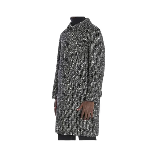 Camden Mac Coat In Wool Tweed