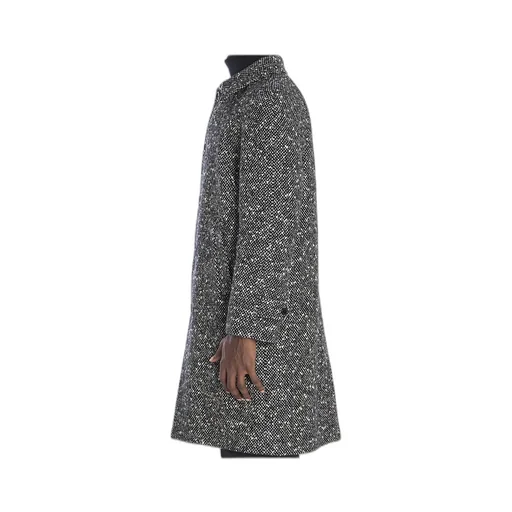 Camden Mac Coat In Wool Tweed