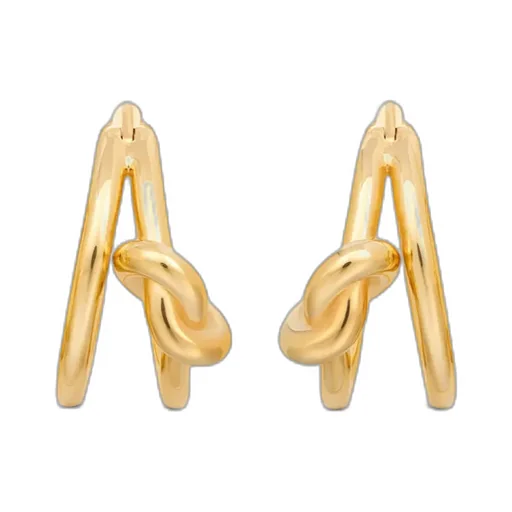 Knot Double Hoops