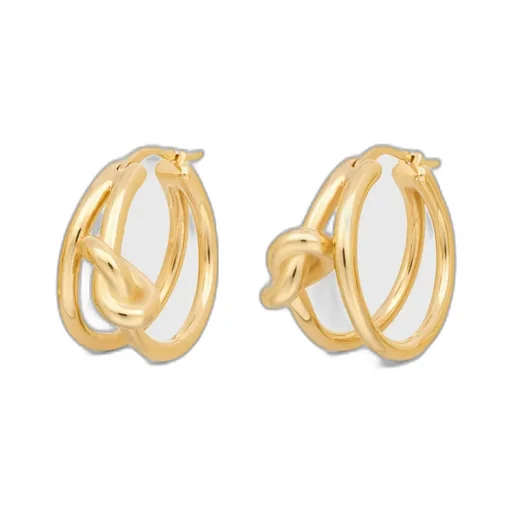 Knot Double Hoops