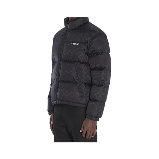 Down Jacket In Triomphe Nylon Jacquard