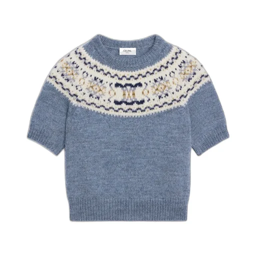 Triomphe Fair Isle Wool Sweater