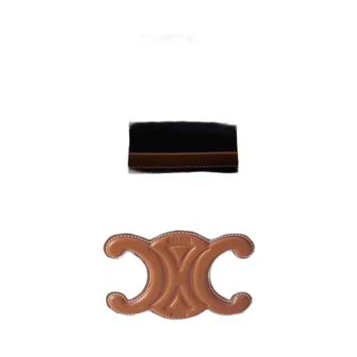 Small Cabas Thais In Vichy Textile And Calfskin