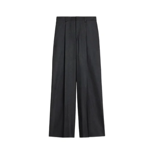 Double-Pleated Casual Pants