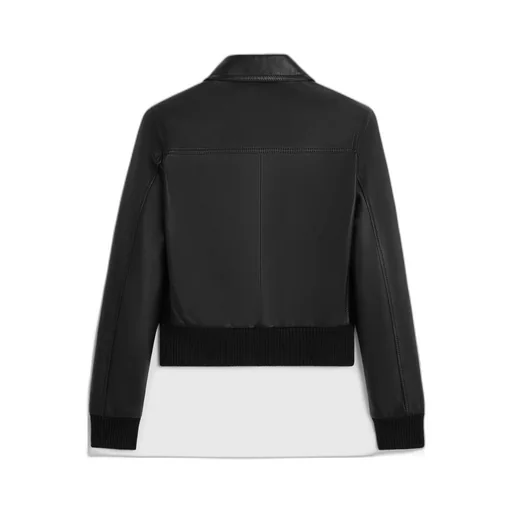 Triomphe Blouson Jacket In Soft Lambskin