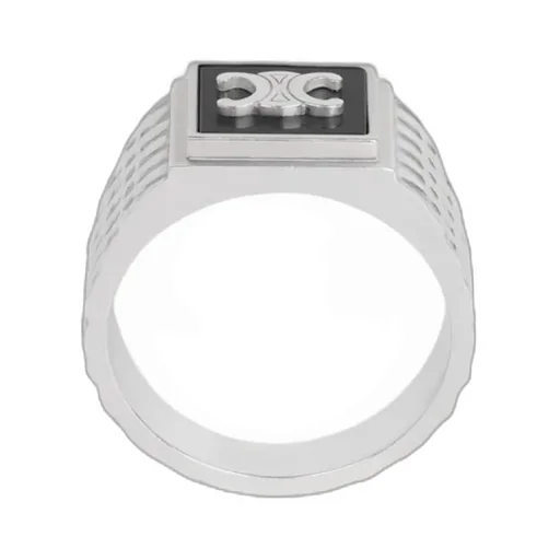 Triomphe Python Signet Ring