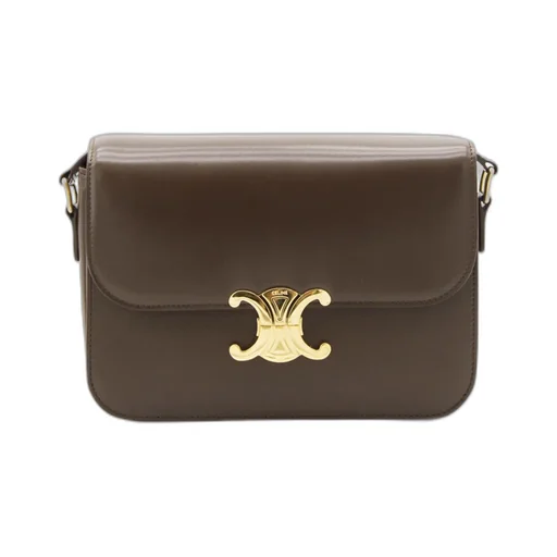 Classique Triomphe Bag In Shiny Calfskin