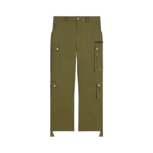 Cargo Pants In Cotton Linen