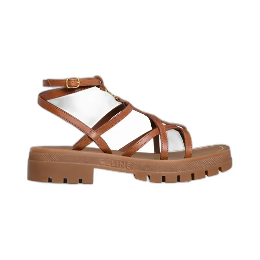Clea Triomphe Strappy Sandal In Calfskin