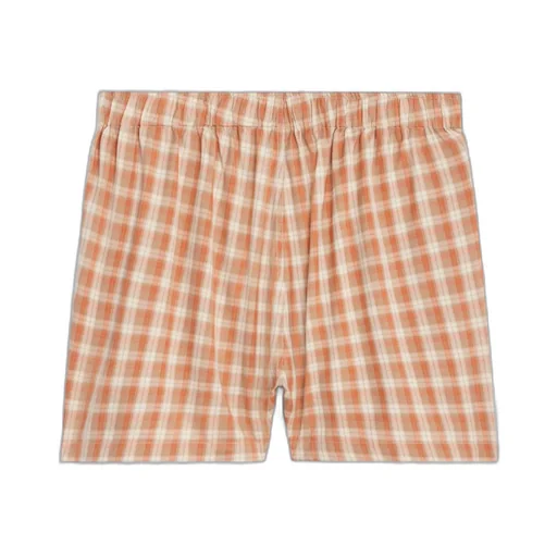 Boxer Shorts In Check Silk