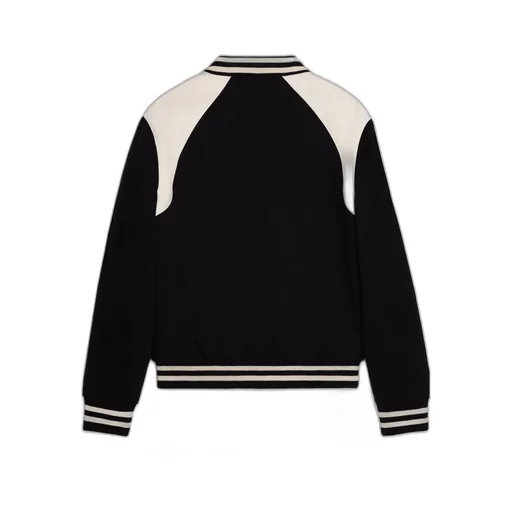 Classic Teddy Jacket In Textured Wool