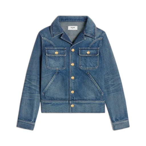Trucker Jacket In Dark Union Wash Denim
