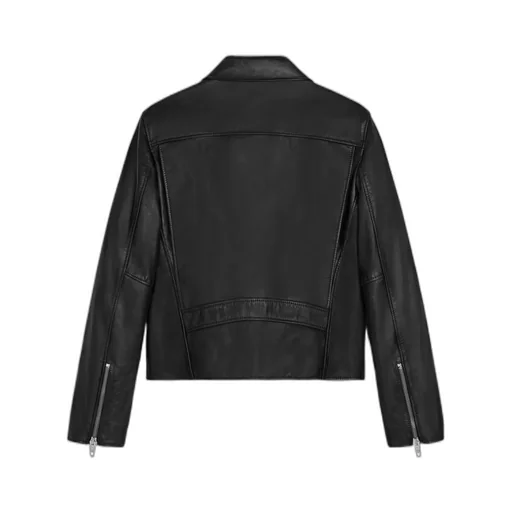 Straight Blouson Jacket In Soft Lambskin
