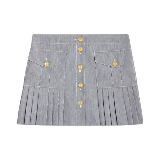 Pleated Mini Skirt