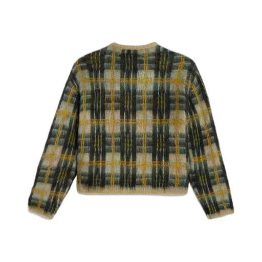 Cardigan Jacket In Brushed Mohair