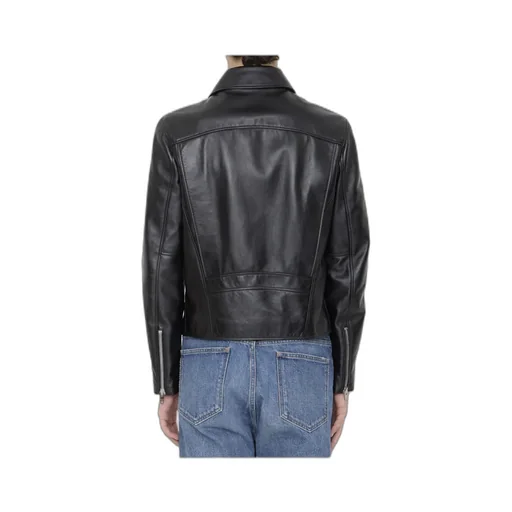 Straight Blouson Jacket In Soft Lambskin
