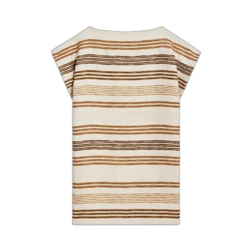 Baja Mini Dress In Celine Striped Cotton Tweed