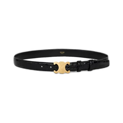 Medium Triomphe Belt In Alligator