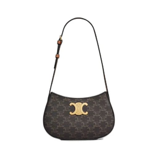 Medium Tilly Bag In Triomphe Canvas And Calfskin