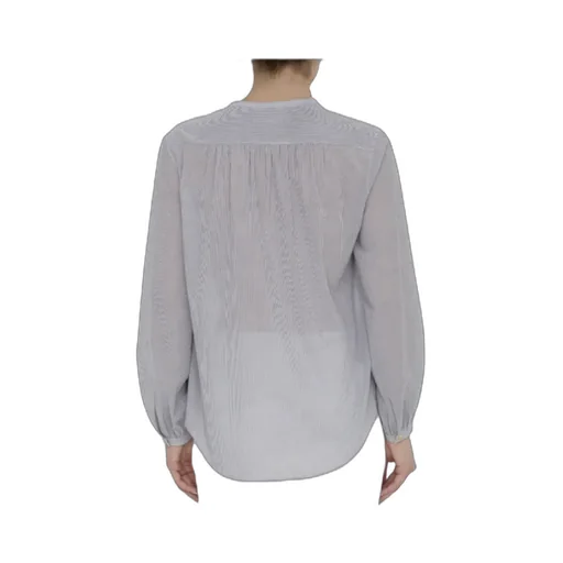 Romy Blouse In Striped Cotton Voile