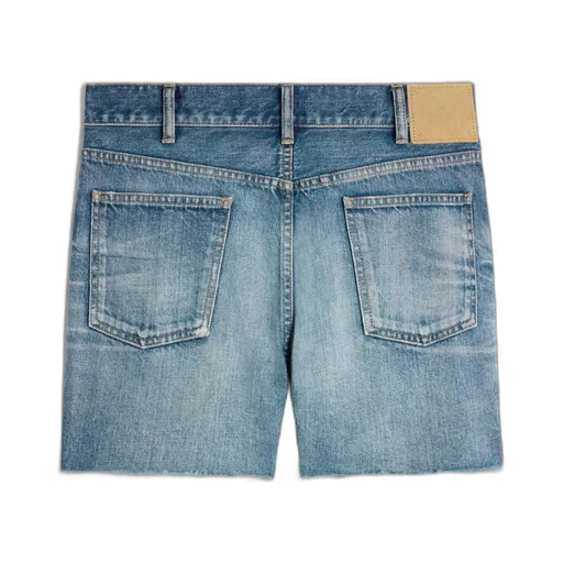 Skate Shorts In Electric Sky Wash Denim