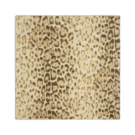 Leopard Print Triomphe Bandana In Silk Jacquard
