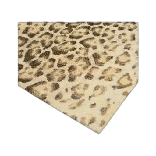 Leopard Print Triomphe Bandana In Silk Jacquard