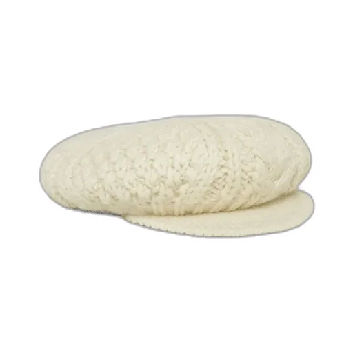 Beret In Aran Mohair Wool