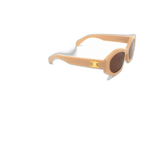 Thick-Framed Polygonal Sunglasses