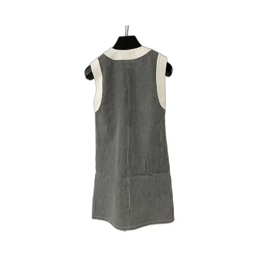 Trapeze Mini Dress With Hickory Stripes