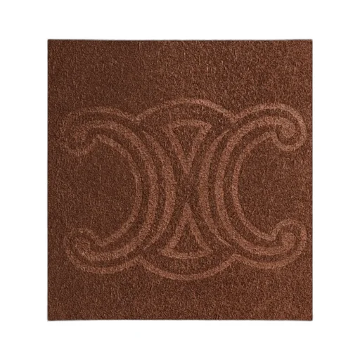 Bucket In Suede Calfskin With Triomphe Embossed
