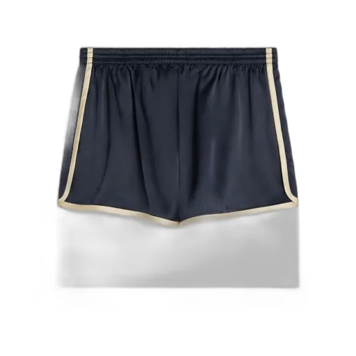 Mini Shorts In Flowing Satin
