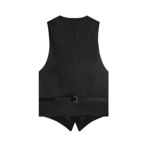 Waistcoat In Wool Gabardine