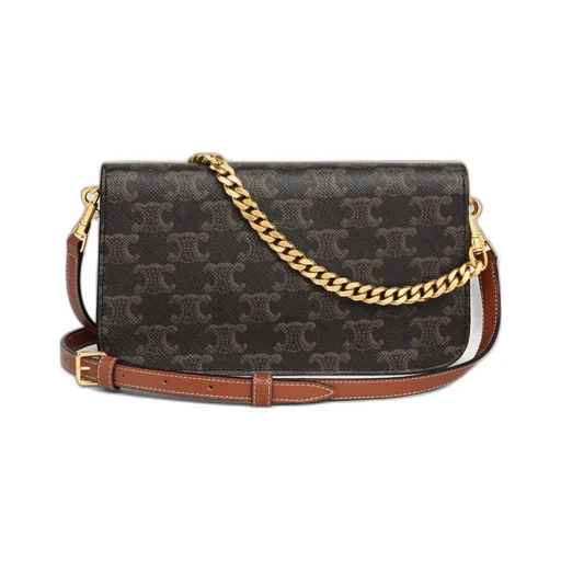 Multipochette In Triomphe Canvas And Calfskin